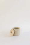 canister - stoneware - 5" h x 4.5" dia by millstream home