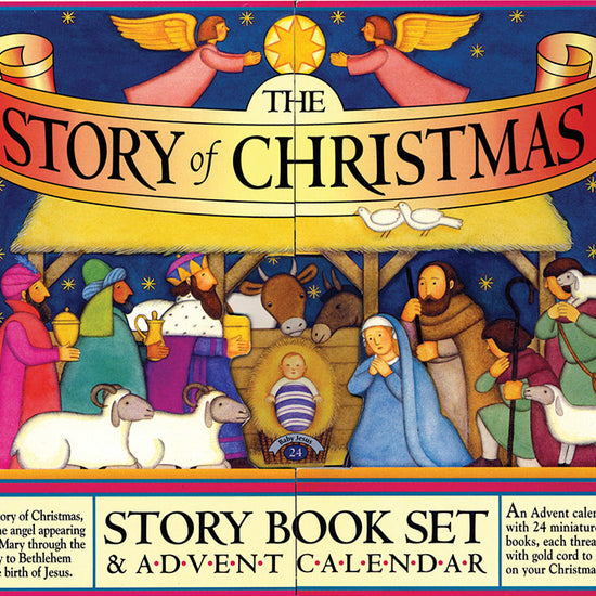 advent calendar + book set - the story of christmas by hachette book group usa