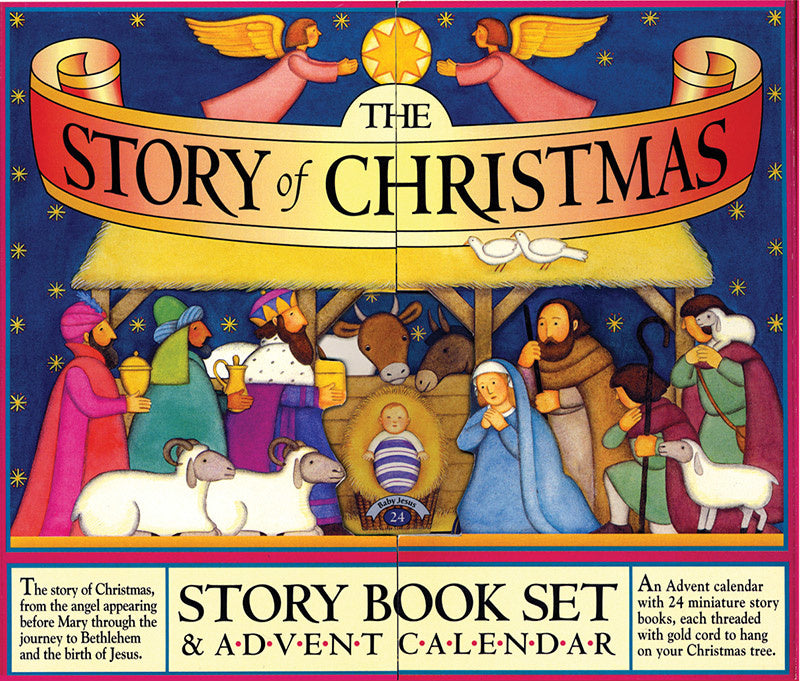 advent calendar + book set - the story of christmas by hachette book group usa