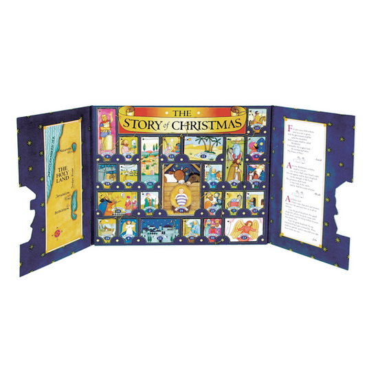 advent calendar + book set - the story of christmas by hachette book group usa
