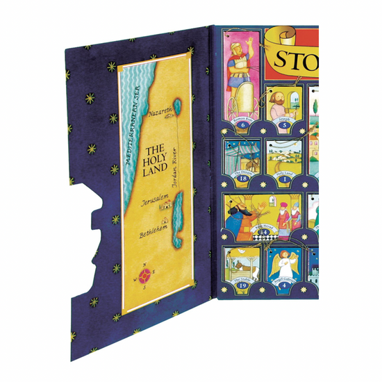 advent calendar + book set - the story of christmas by hachette book group usa