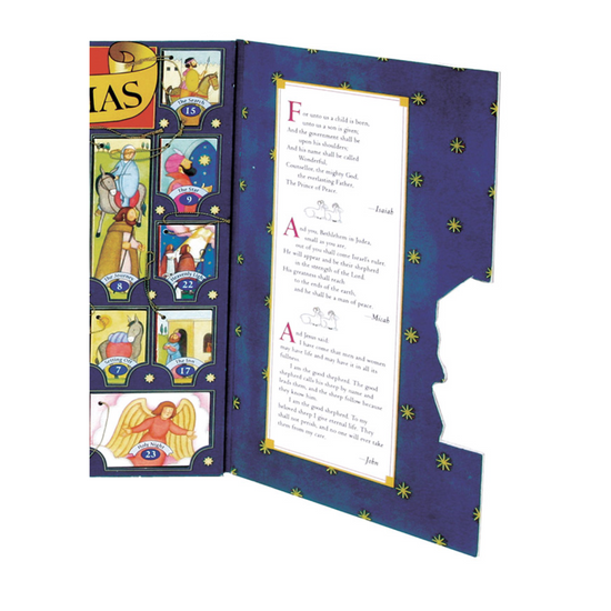 advent calendar + book set - the story of christmas by hachette book group usa