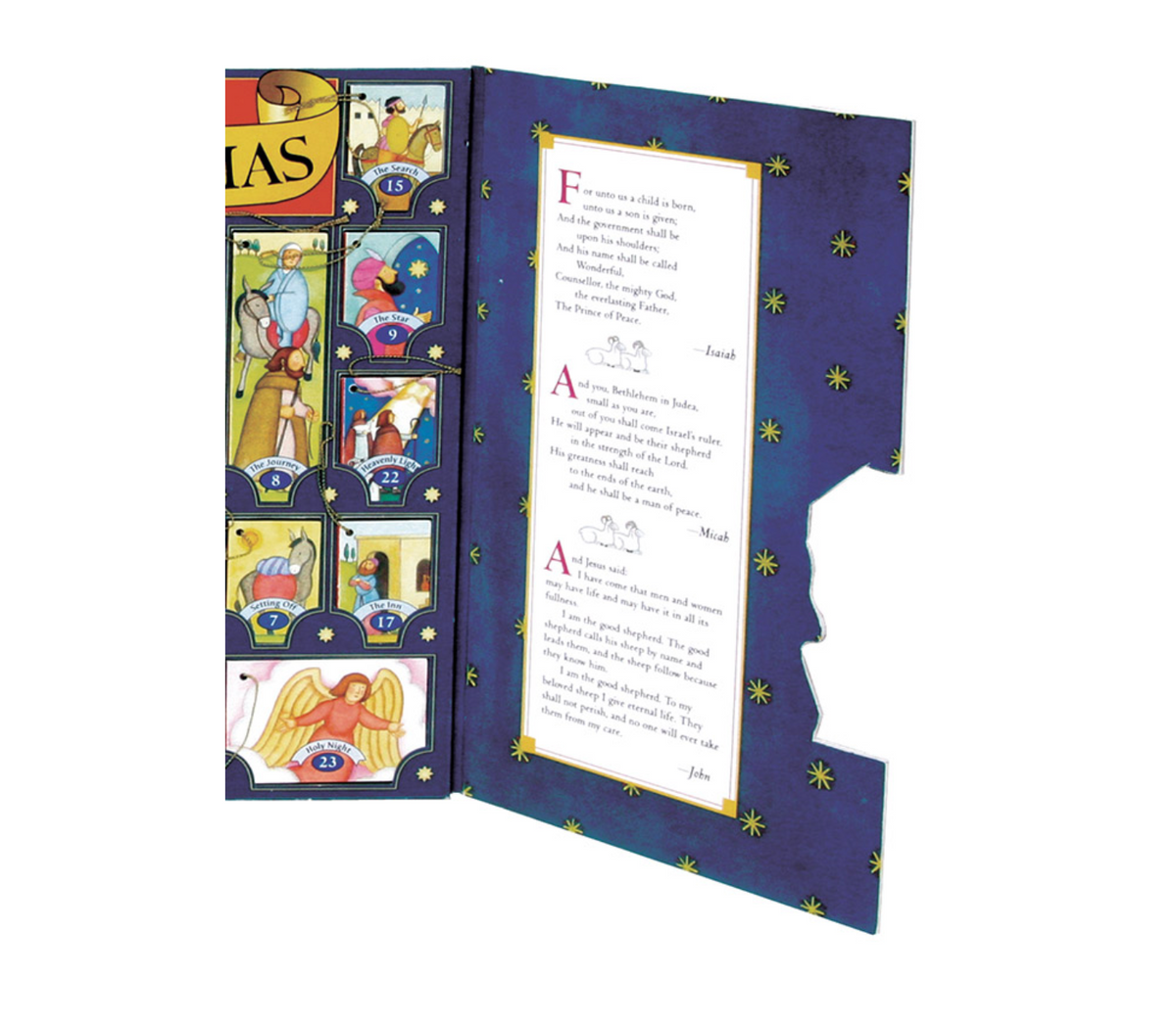 advent calendar + book set - the story of christmas by hachette book group usa