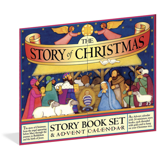 advent calendar + book set - the story of christmas by hachette book group usa