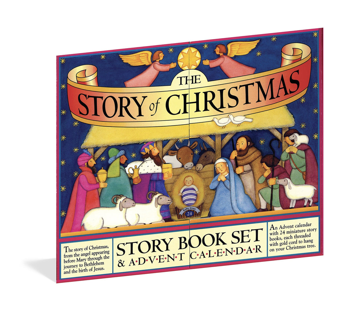 advent calendar + book set - the story of christmas by hachette book group usa