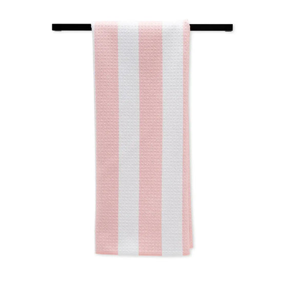 microfiber tea towel - bold pink by geometry house