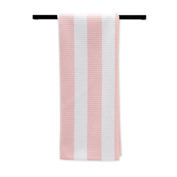 microfiber tea towel - bold pink by geometry house