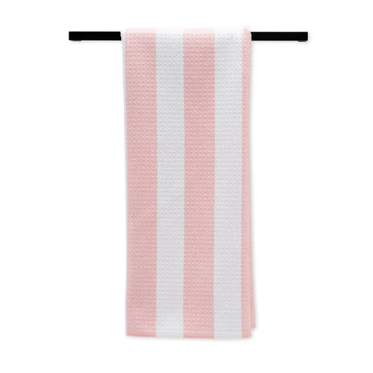 microfiber tea towel - bold pink by geometry house
