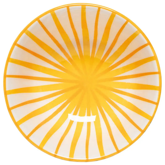 bowl - stamped 3.5" - sunburst by now designs