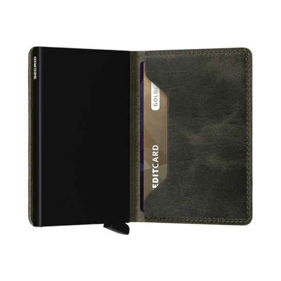 slimwallet - secrid - vintage leather by secrid