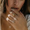 Ring|Victorian Snake|Turquoise Enamel Eyes|Size 7 Adjustable