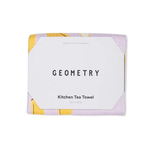 tea towel - microfiber - sweet banana by geometry house