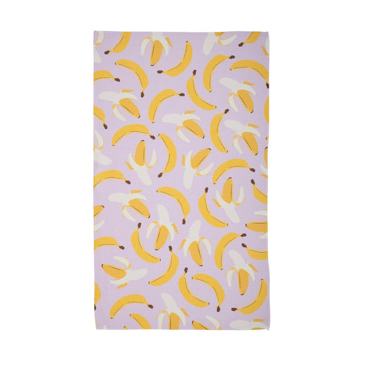 tea towel - microfiber - sweet banana by geometry house