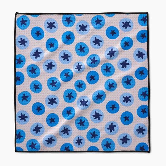 paw towel - microfiber - sweet blueberries by geometry house