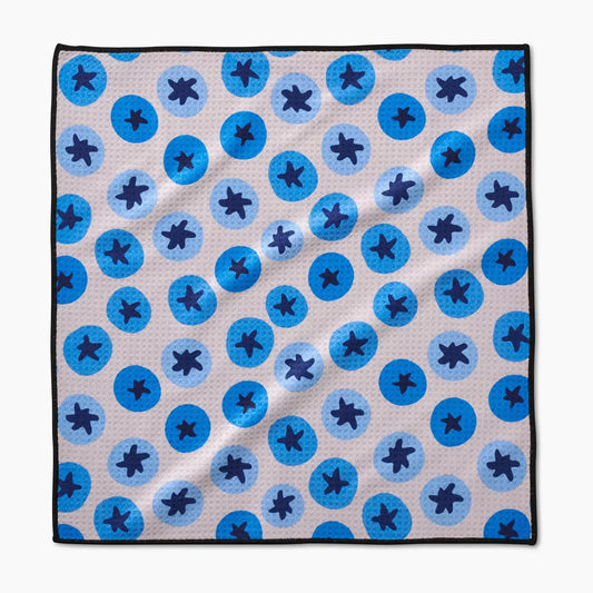 paw towel - microfiber - sweet blueberries by geometry house