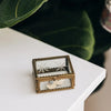 box - etched star - antiqued brass by ten thousand villages
