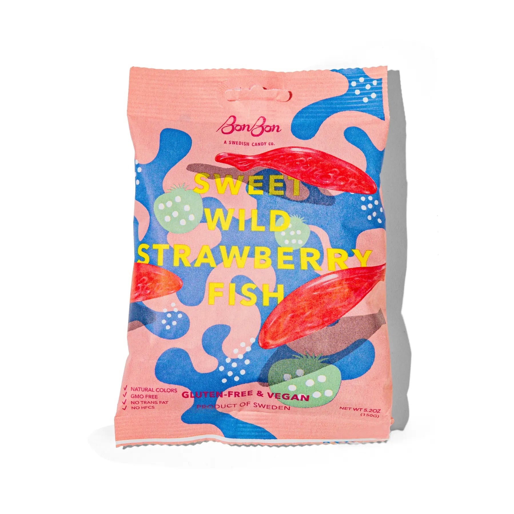 candy - sweet wild strawberry fish by bonbon nyc
