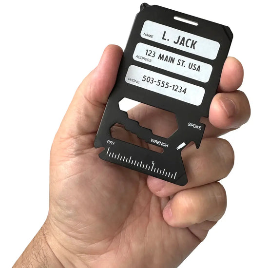 multi-tool - tag-tool & luggage tag by lucky jack