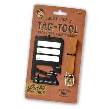 multi-tool - tag-tool & luggage tag by lucky jack