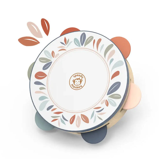 toy - tambourine - fsc-certified wood by speedy monkey