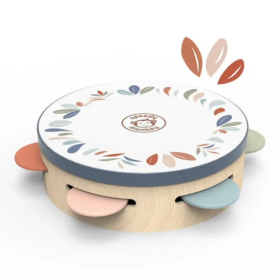 toy - tambourine - fsc-certified wood by speedy monkey