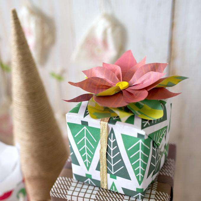 wrapping paper - 2-sided eco - tannenbaum by wrappily eco gift wrap co.
