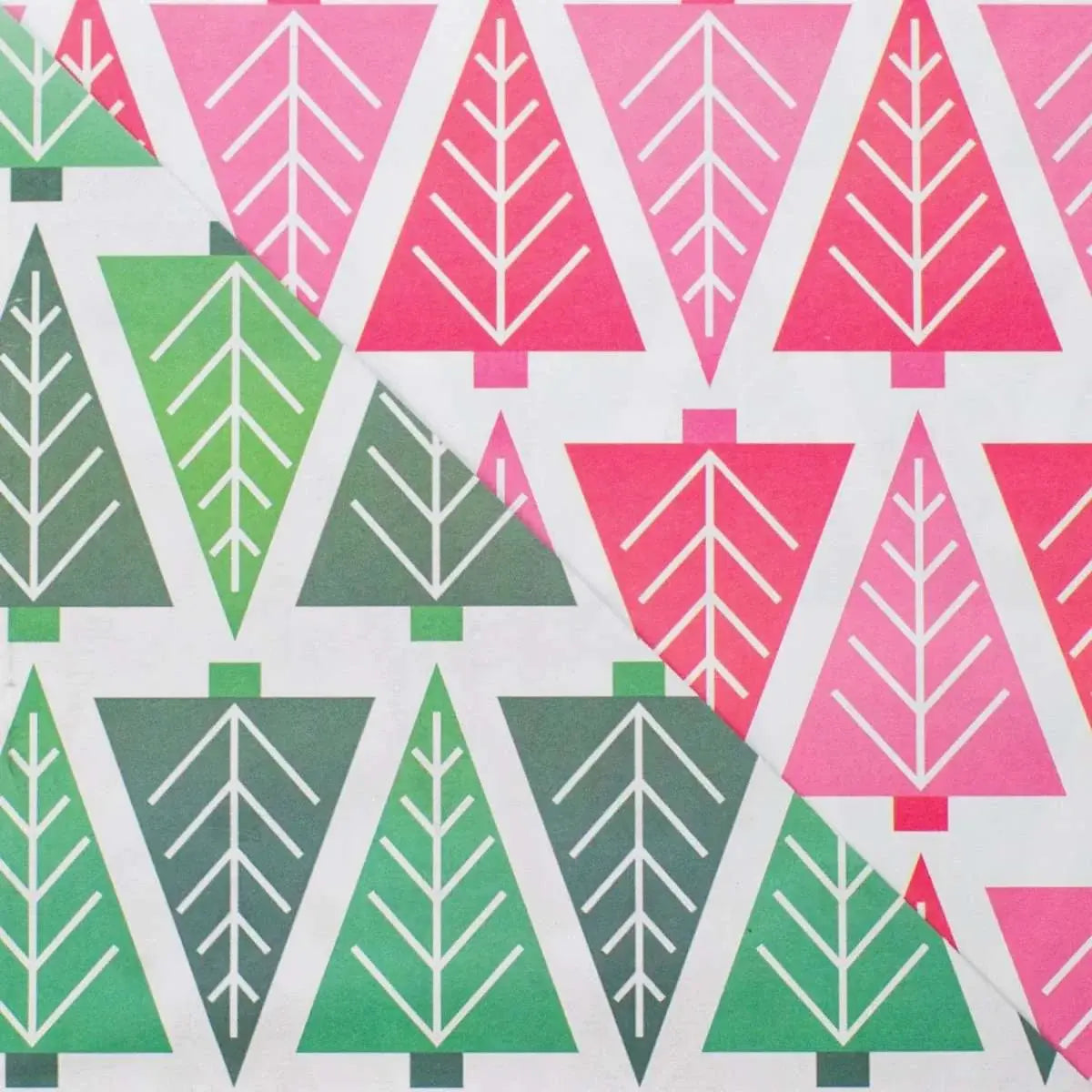 wrapping paper - 2-sided eco - tannenbaum by wrappily eco gift wrap co.