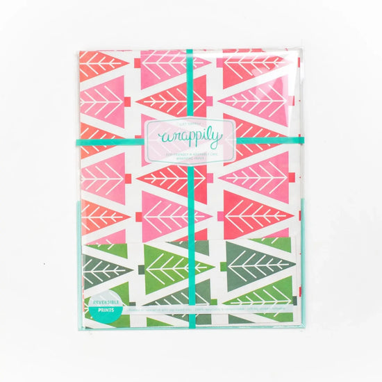 wrapping paper - 2-sided eco - tannenbaum by wrappily eco gift wrap co.
