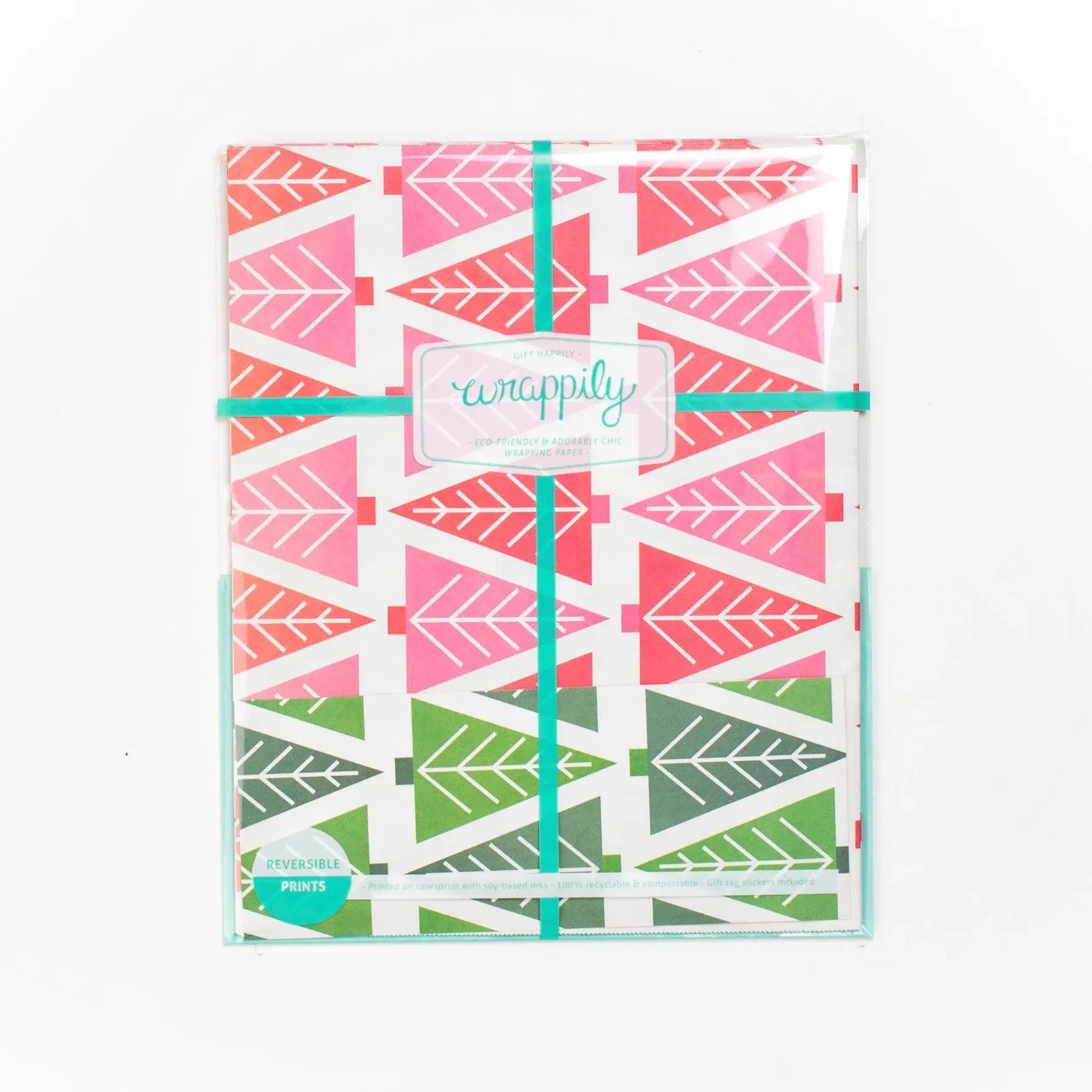 wrapping paper - 2-sided eco - tannenbaum by wrappily eco gift wrap co.