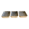 ceramic dip tray - taj charcoal by terrafirma ceramics inc.