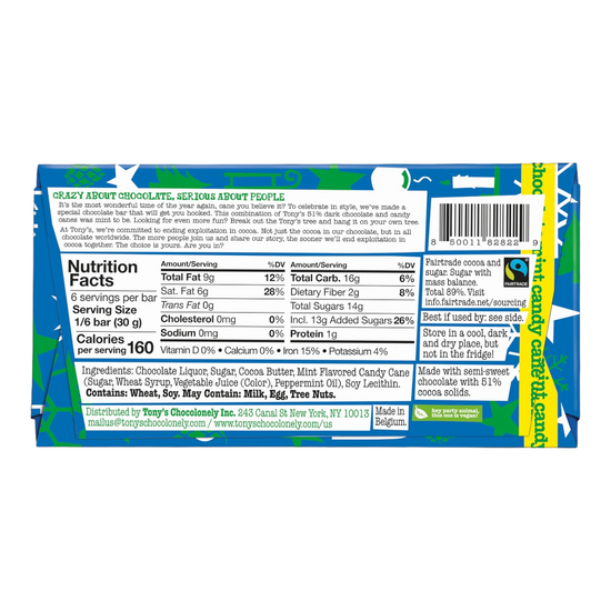 candy - tony's holiday chocolate bar by tony's chocolonely inc