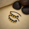 Earrings | Threader Studded Mixed Metals