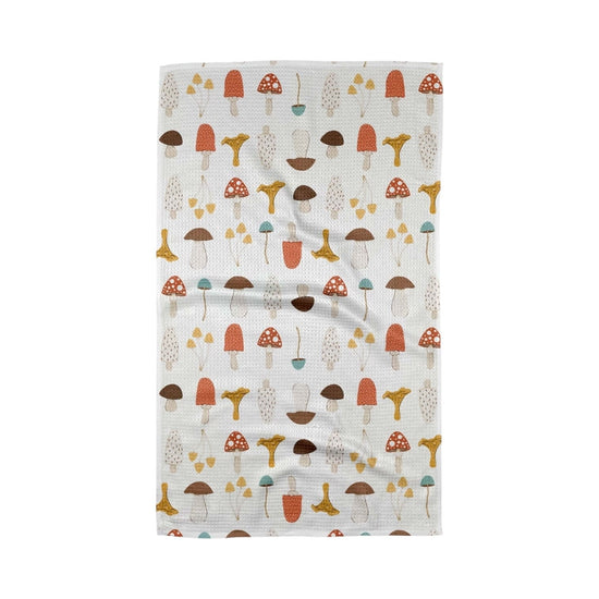 microfiber tea towel - foraging by geometry house
