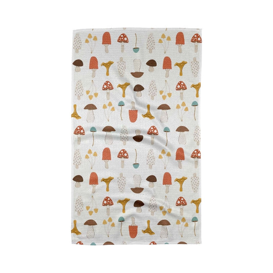 microfiber tea towel - foraging by geometry house