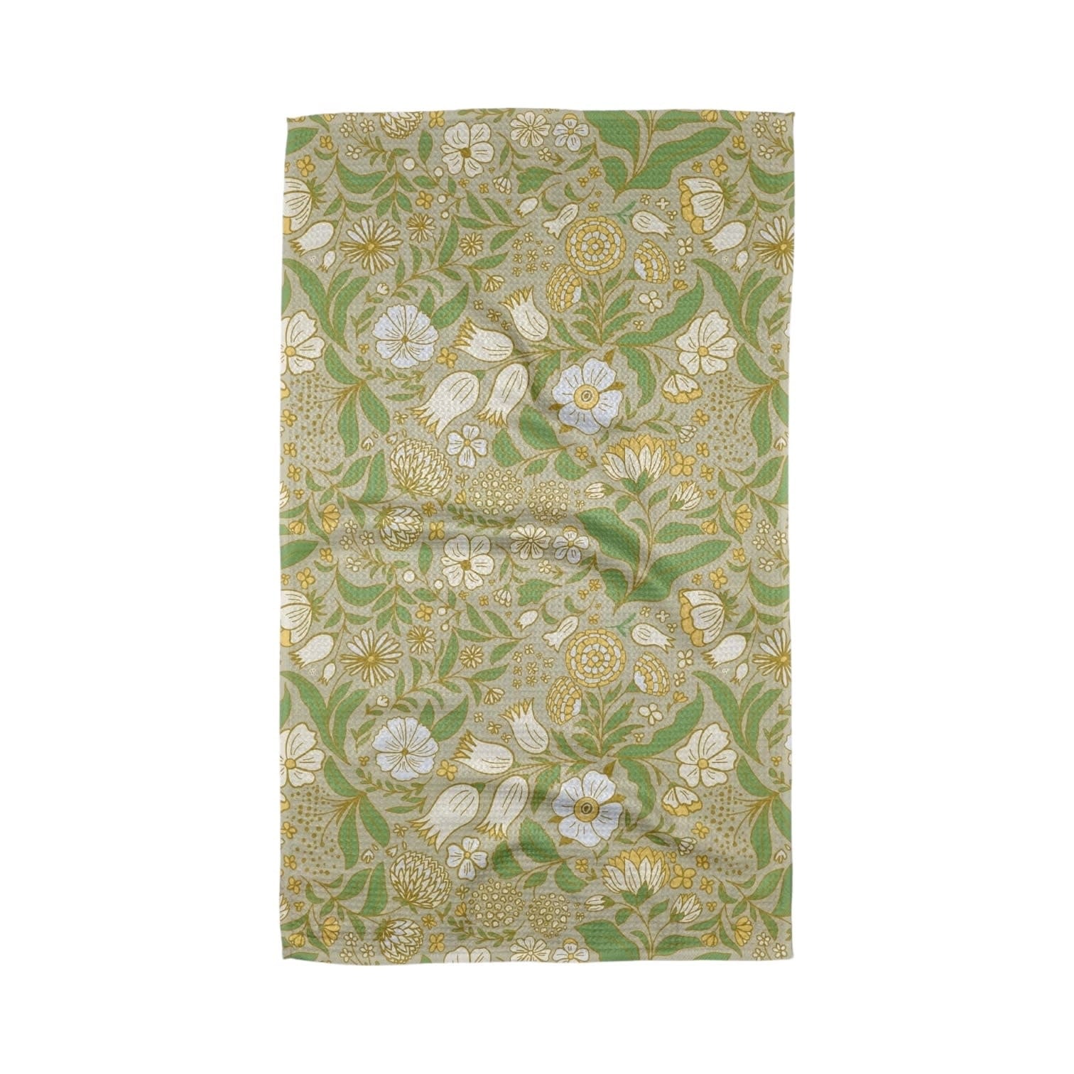 microfiber tea towel - golden summer by geometry house