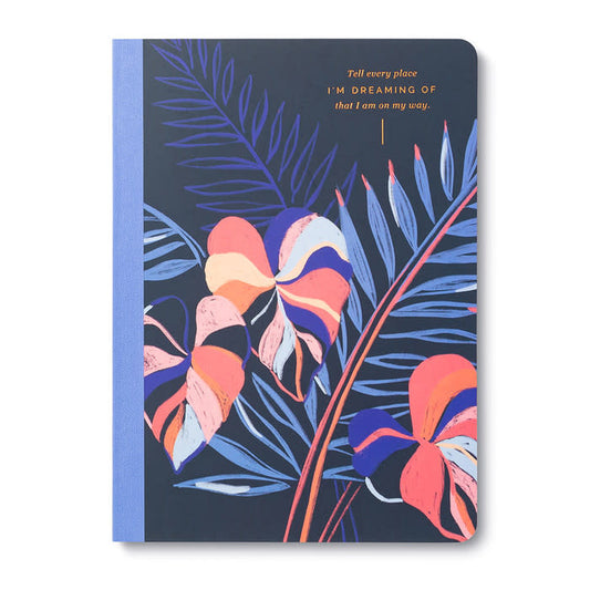 book - "her words" journal - tell every place by compendium
