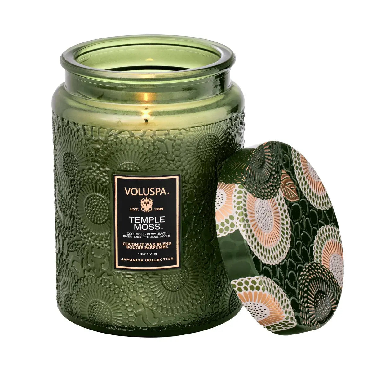 candle - japonica - temple moss by voluspa