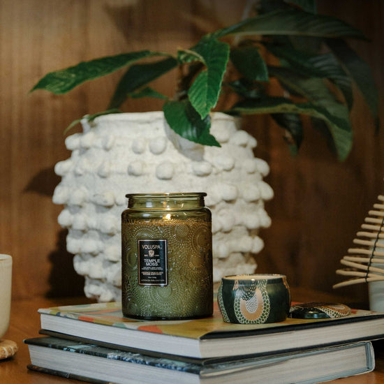 candle - japonica - temple moss by voluspa