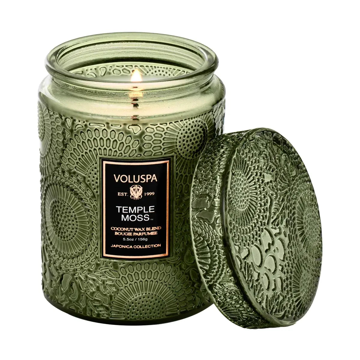 candle - japonica - temple moss by voluspa