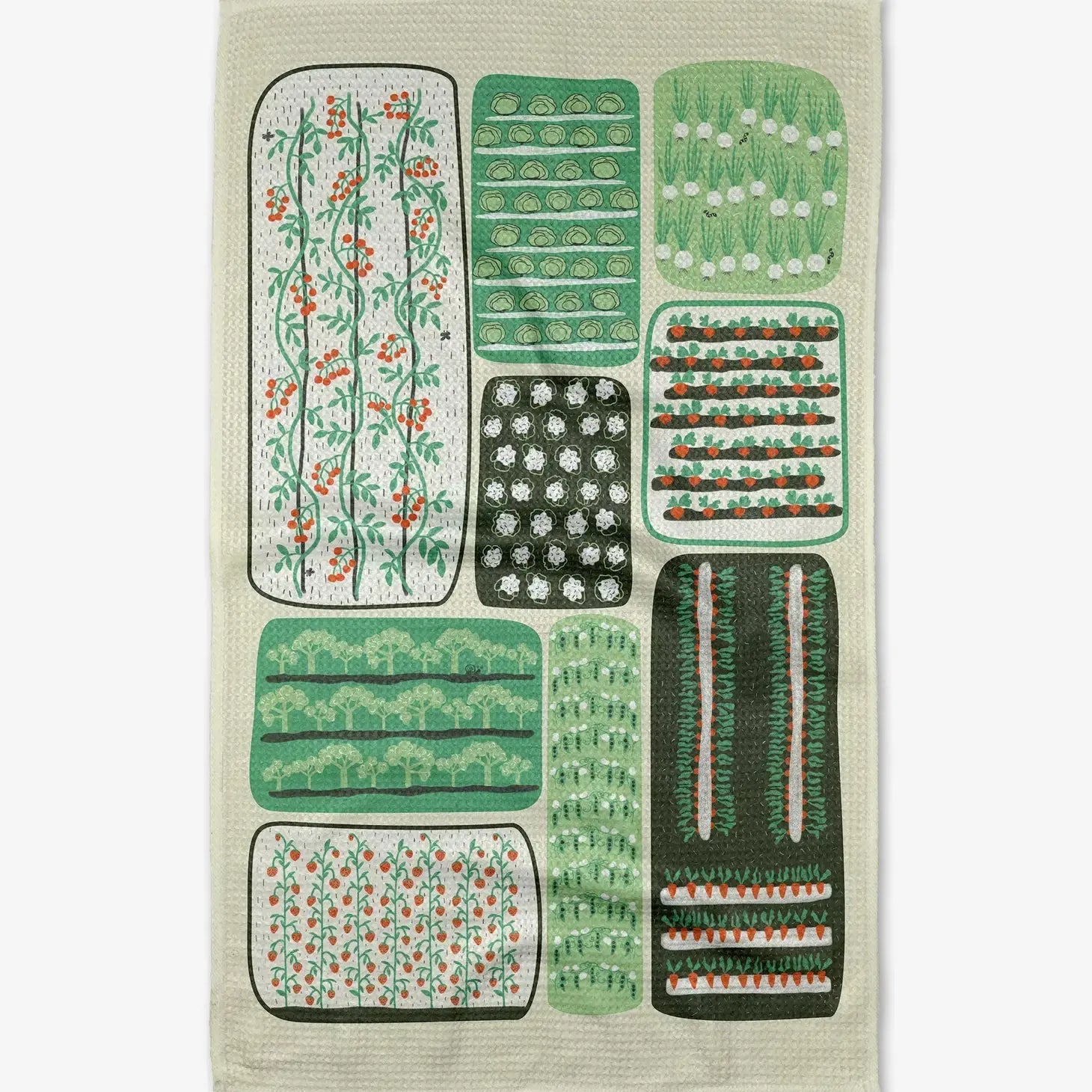 microfiber tea towel - tending tea by geometry house