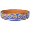 serving bowl - teppi imprint - blue + terracotta by now designs