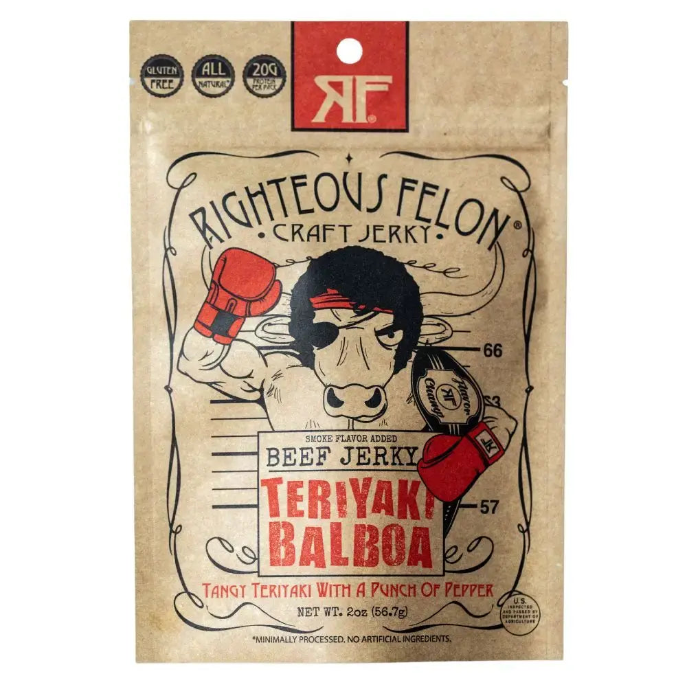 snack - beef jerky by righteous felon