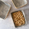 ceramic dip tray - taj charcoal by terrafirma ceramics inc.