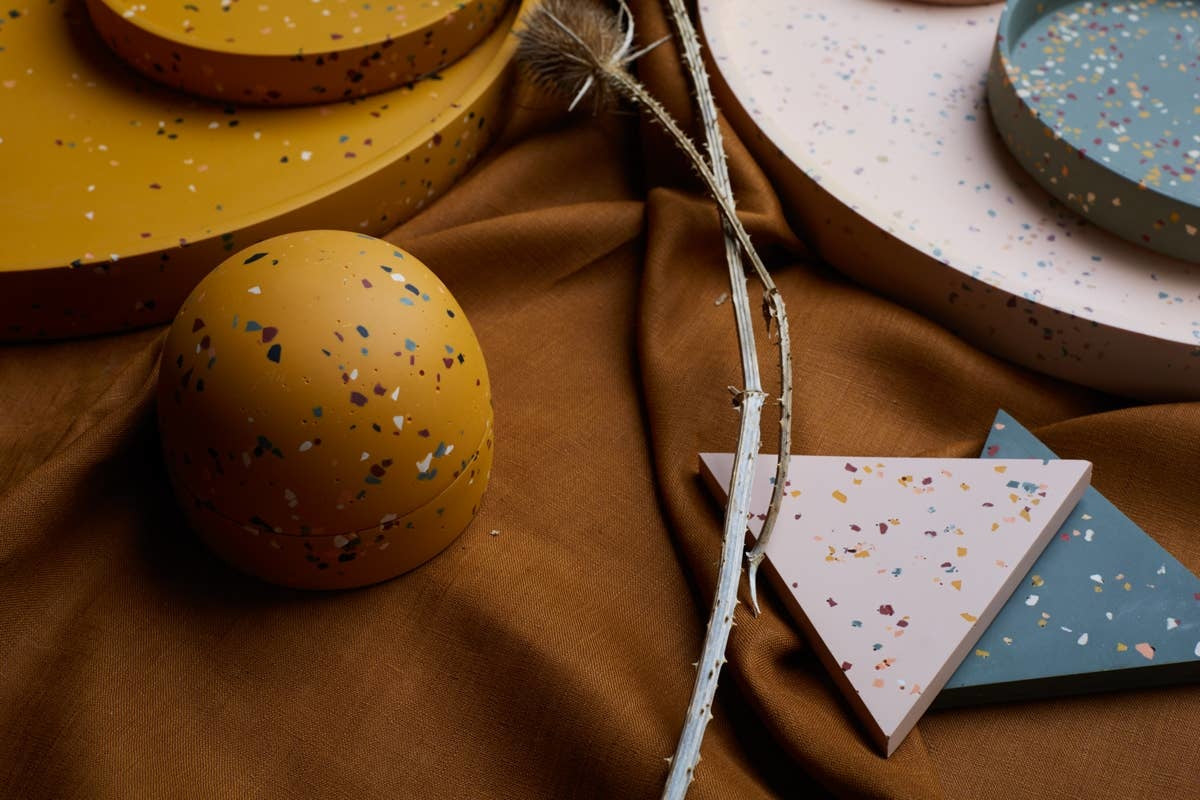 keepsake box - terrazzo dome by capra designs