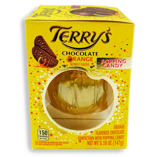 candy - milk chocolate orange - w/popping candy by redstone foods inc