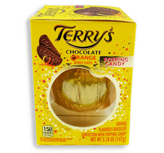 candy - milk chocolate orange - w/popping candy by redstone foods inc