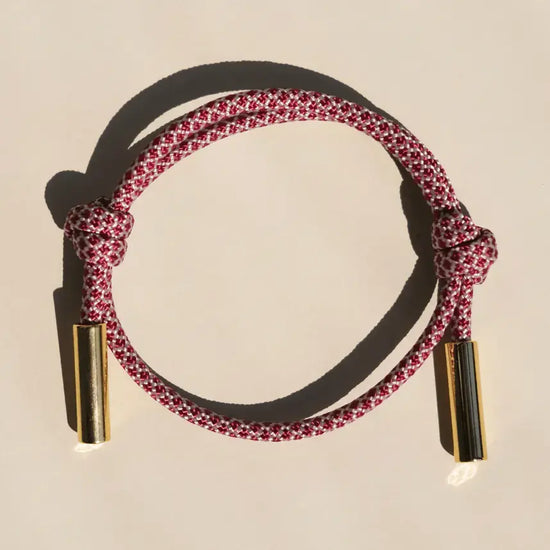 bracelet - paracord rope by nickel and suede