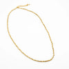 necklace - brass c-link chain 20" by baizaar