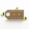 Earrings | Stud | 70's Smiley Face | 14KGP