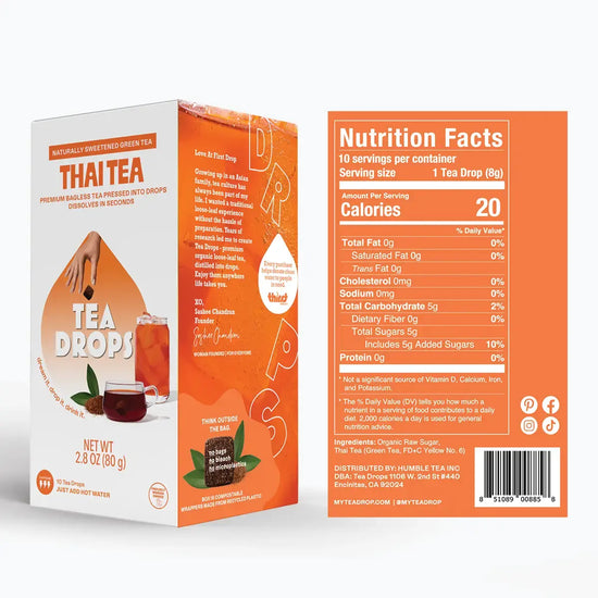 tea drops - 10-count box by tea drops